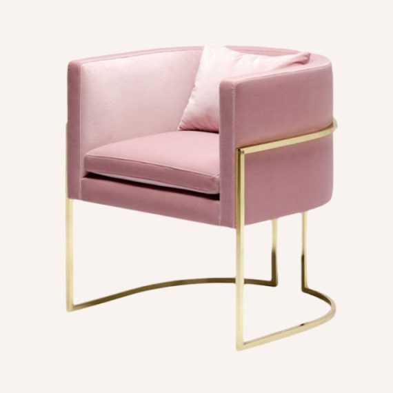 Pink Cushion Chair